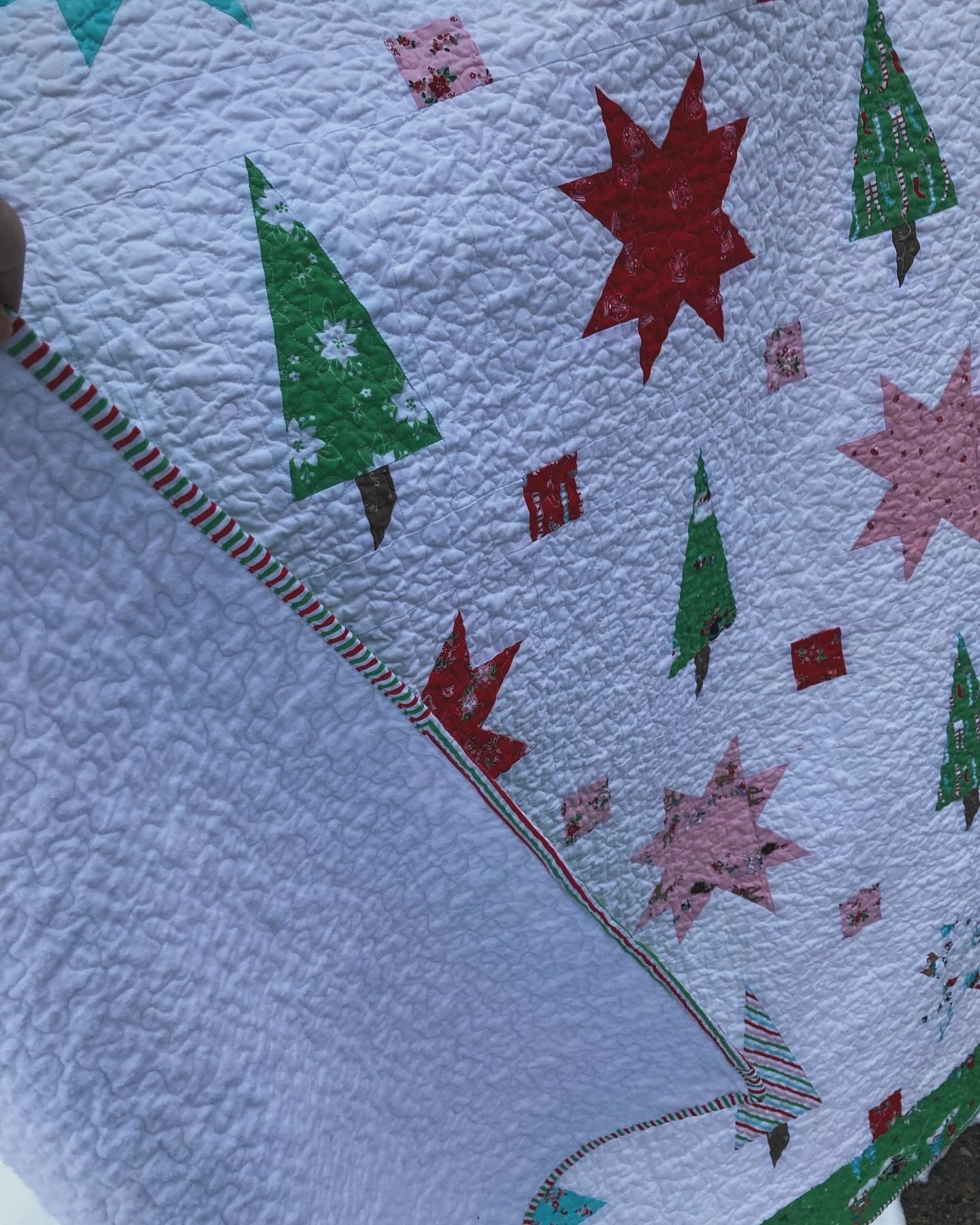 Christmas Quilt - Trees and Stars